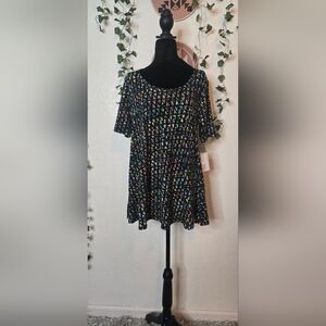 Multicolor Patterned Women's Skirt